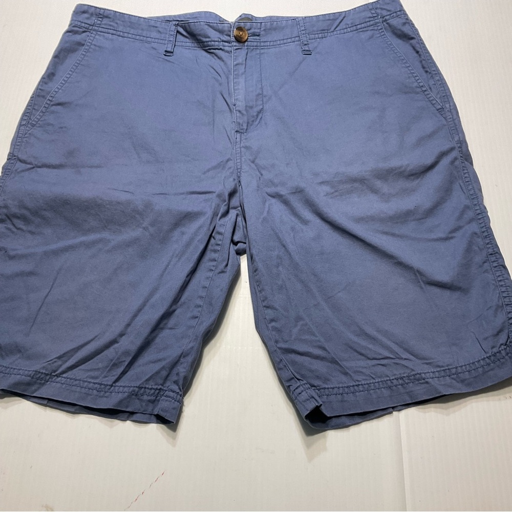Short by Nordstrom Rack Smoky Blue Soft Cotton Twill Chino Shorts Sz 36